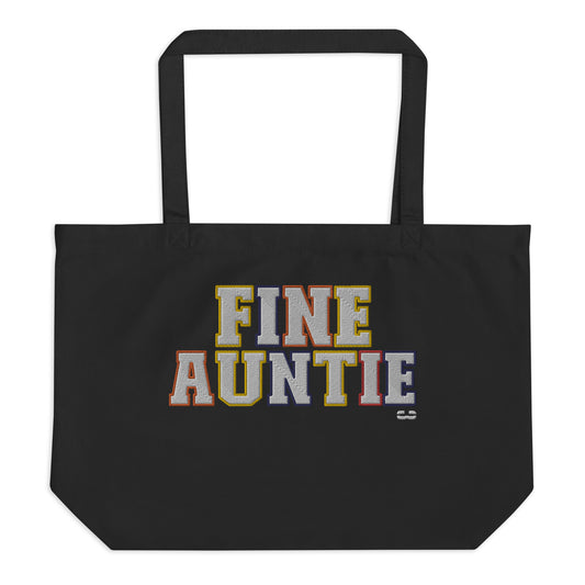Fine Auntie (Embroidered) Tote