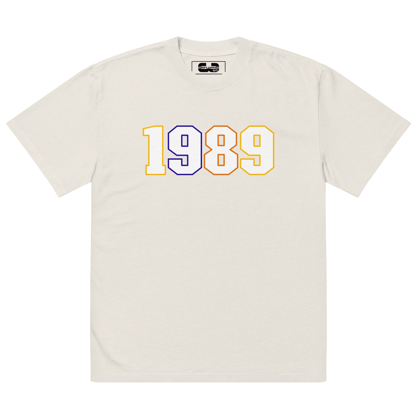 "1989" Oversized faded t-shirt