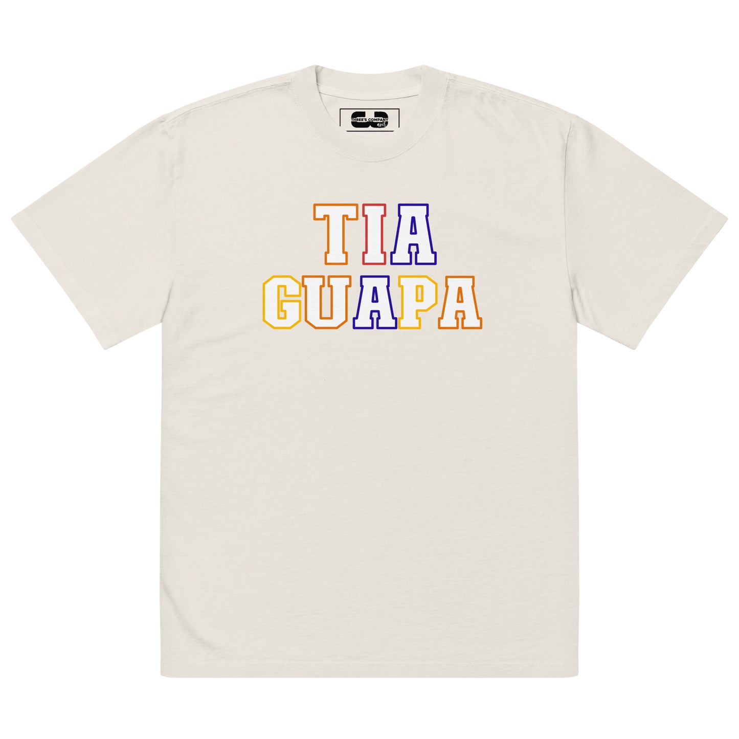 "Tía Guapa" Oversized faded t-shirt