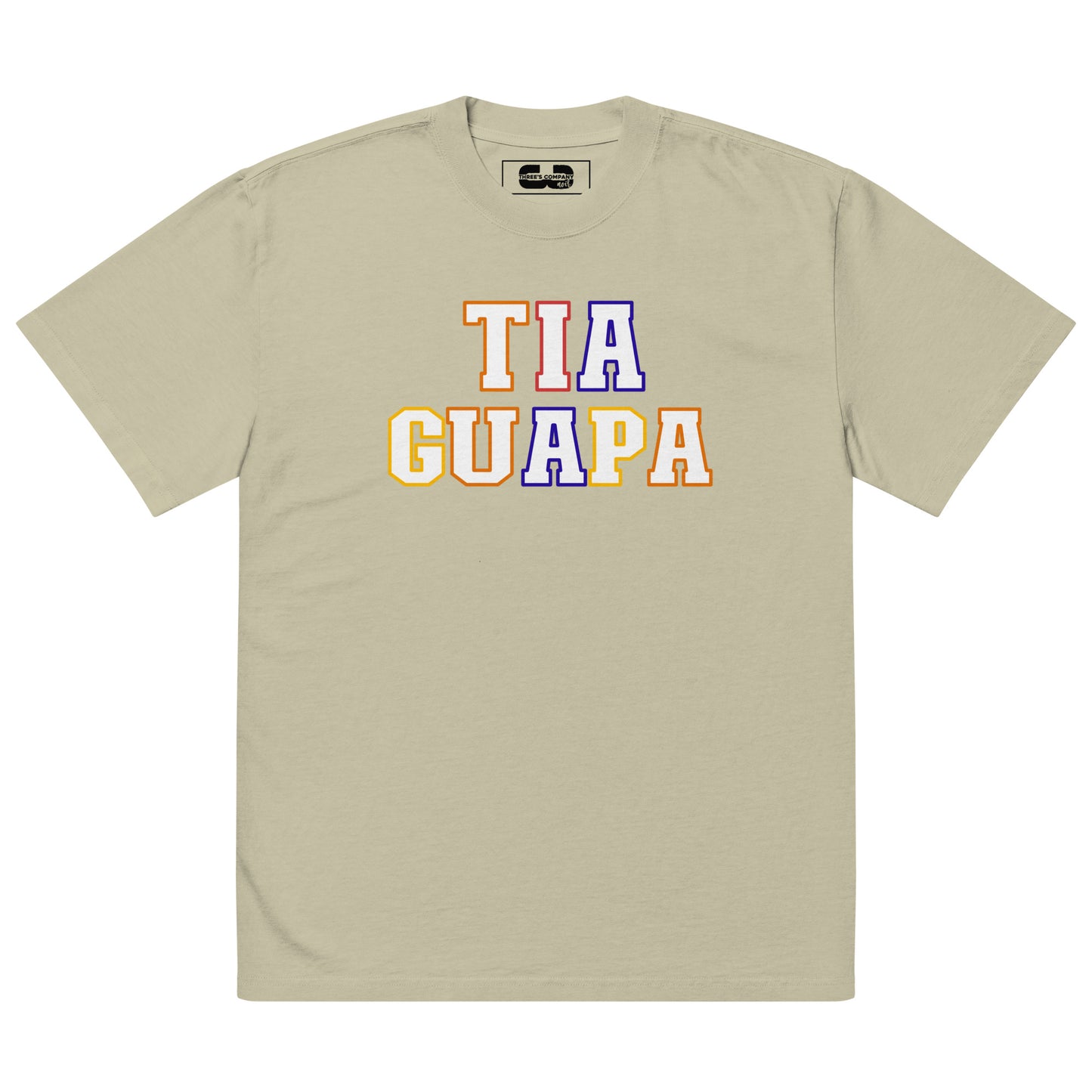 "Tía Guapa" Oversized faded t-shirt